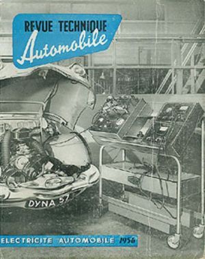 Revue technique automobile, électricité automobile 1956