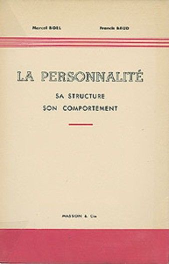 La personnalité, sa structure, son comportement