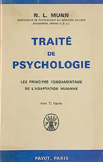 Traité de psychologie, les principes fondamentaux de l'adaptation humaine