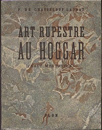 Art rupestre au Hoggar( haut Mertoutek)