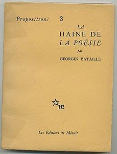 La haine de la poésie