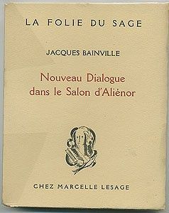 Nouveau dialogue dans le salon d'Aliénor