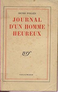 Journal d'un homme heureux -livre de chevet-