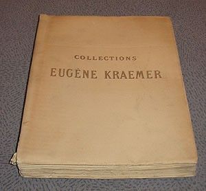 Collections Eugène Kraemer Tome I