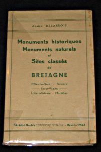 Monuments historiques, monuments naturels et sites classés de Bretagne, côtes du nord-finistère-ille et vilaine-loire-inférieure-morbihan