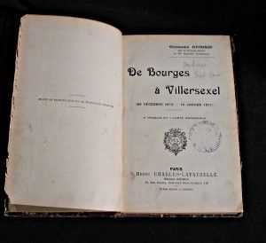 De Bourges à Villersexel (20 Décembre 1870 - 10 Janvier 1871)