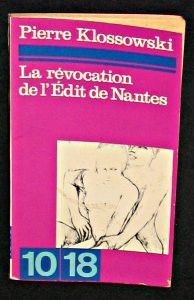 La révocation de l'Edit de Nantes