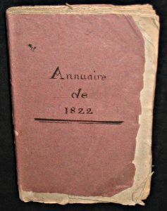 Annuaire présenté au Roi par le bureau des longitudes pour l'an 1822