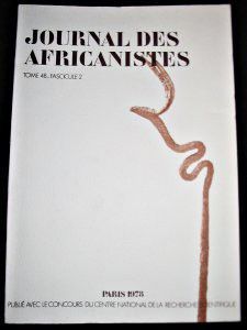 Journal des africanistes tome 48 fascicule 2