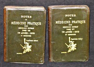 Notes de médecine pratique tome XIII et XIV, 7° année : 1909, premier et deuxième semestre