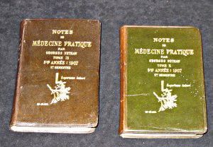Notes de médecine pratique tome IX et X, 5° année : 1907, premier et deuxième semestre