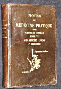 Notes de médecine pratique tome V, 3° année : 1905, premier  semestre
