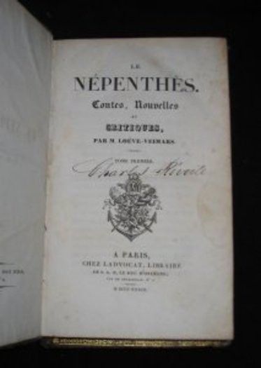 Les Népenthès, contes, nouvelles et critiques
