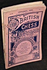 British Chess magazine volume XL