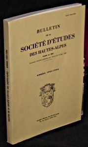 Bulletin de la Société d'Etudes des Hautes-Alpes.