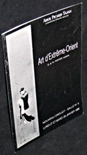 Art d'Extrême-Orient. Drouot, 27 et 28 Janvier 1986.