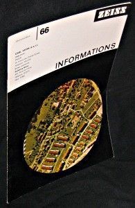 Zeiss. Informations. N°66. Quinzième année