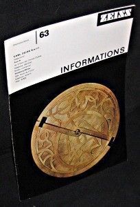 Zeiss. Informations. N°63. Quinzième année