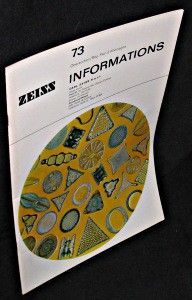 Zeiss. Informations. N°73. Dix-septième année