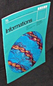 Zeiss. Informations. N°75. Dix-huitième année