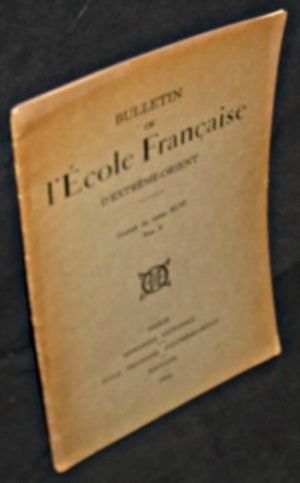 Bulletin de l'Ecole Française d'Extrême-Orient, extrait du tome XLVI, fasc.2