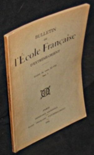 Bulletin de l'Ecole Française d'Extrême-Orient, extrait du tome XLVIII, fasc.1