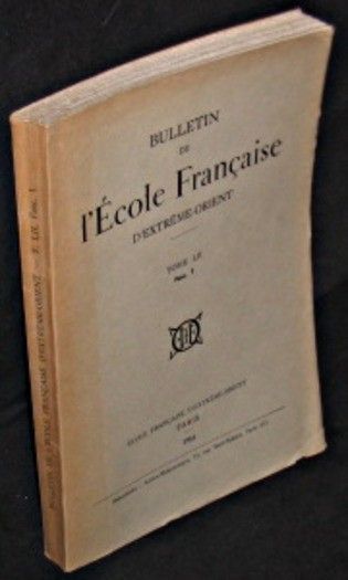Bulletin de l'Ecole Française d'Extrême-Orient, tome LII, fasc.1