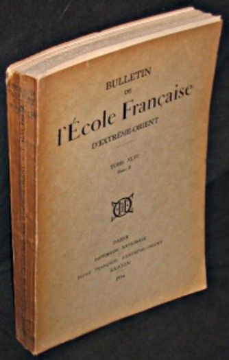 Bulletin de l'Ecole Française d'Extrême-Orient, tome XLVI, fasc.2
