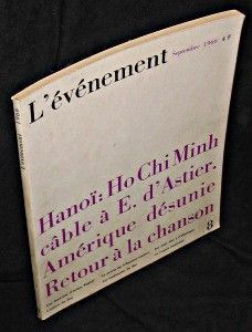 L'évènement. Septembre 1966. N°8