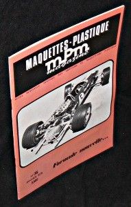 Maquettes-plastique MPM magazine. Suppplément de la revue radiomodélisme. Revue mensuelle destinée aux amateurs de maquettisme plastique. N°35 (janvier 1974)