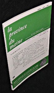 La province du Maine. Revue trimestrielle. Tome 82. 4e série. Tome XIII. Fascicule 49. Janvier-Mars 1984
