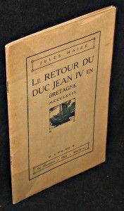 Le retour du Duc Jean IV en Bretagne 1379