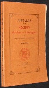 Annales de la Société Historique et Archéologique de l'arrondissement de Saint-Malo (Année 1934)