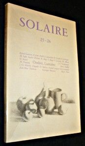 Solaire 25-26. Eté Automne 1979