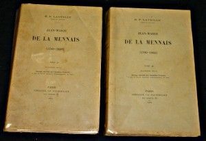 Jean-Marie de la Mennais (1780-1860). 2 volumes