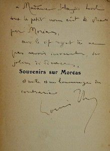 Souvenirs sur Moréas