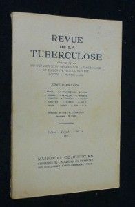 Revue de la tuberculose. 5e série, tome 11, n° 3-4 (1947)