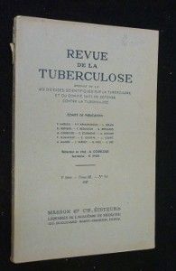 Revue de la tuberculose. 5e série, tome 11, n° 5-6 (1947)