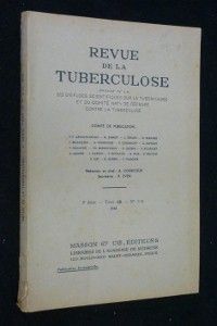 Revue de la tuberculose. 5e série, tome 12, n° 9-10 (1948)