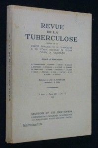 Revue de la tuberculose. 5e série, tome 13, n° 1-2 (1949)