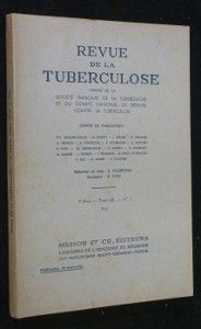 Revue de la tuberculose. 5e série, tome 15, n° 3 (1951)