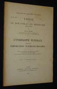 L'endoscopie pleurale dans les perforations pleuro-pulmonaires