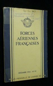 Forces aériennes françaises, n°99, décembre 1954