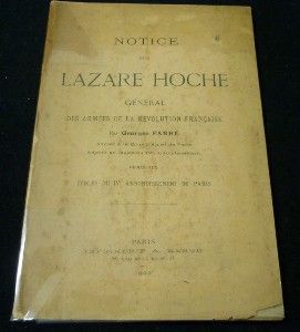 Notice sur Lazare Hoche, général des armées de la Révolution française
