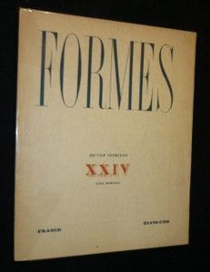 Formes, XXIV, avril 1932