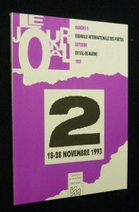 Le journal, n° 9, octobre 1993 : Biennale internationale des poètes en Val-de-Marne