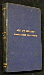 Oeuvres de Alfred de Musset. Tome IX. Mélanges de littérature et de critique