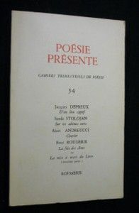 Poésie présente, cahiers 54