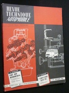 Revue technique automobile, n° 247, novembre 1966