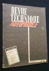 Revue technique automobile, n° 129, janvier 1957